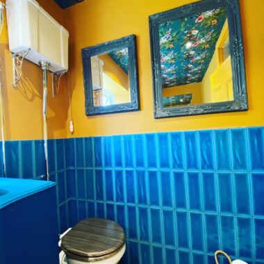 Avila Blue Metro Tile Bathroom