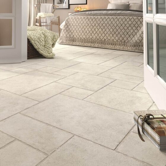 White Stone Effect Floor Tiles For, Stone Floor Tiles Kitchen