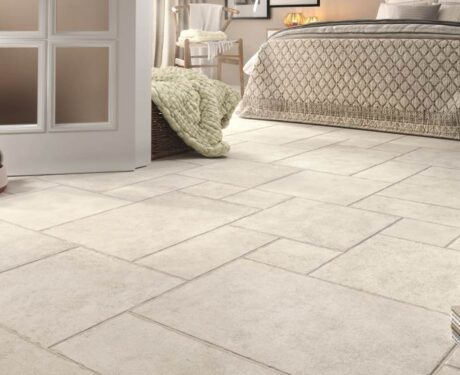 Borgogna Modular White Stone Effect Floor Tiles