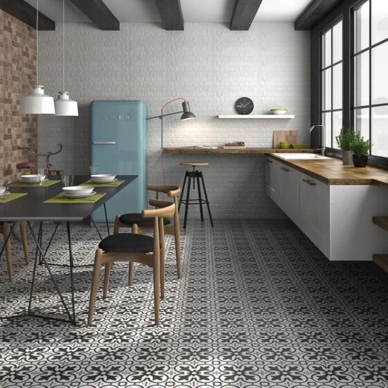 Black And White Floor Tiles, Black And White Tiles For Kitchen Floor