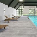 Camous Grey Anti Slip Flooring Tiles - R12 Rating