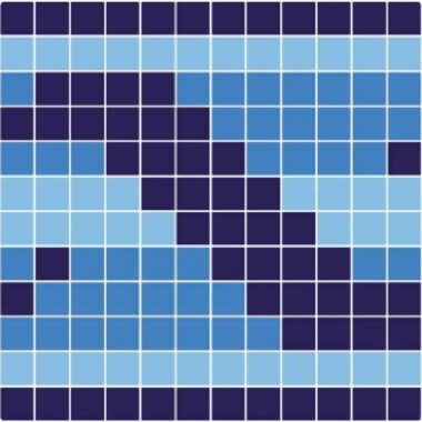 swimming pool mosaic blue border tiles