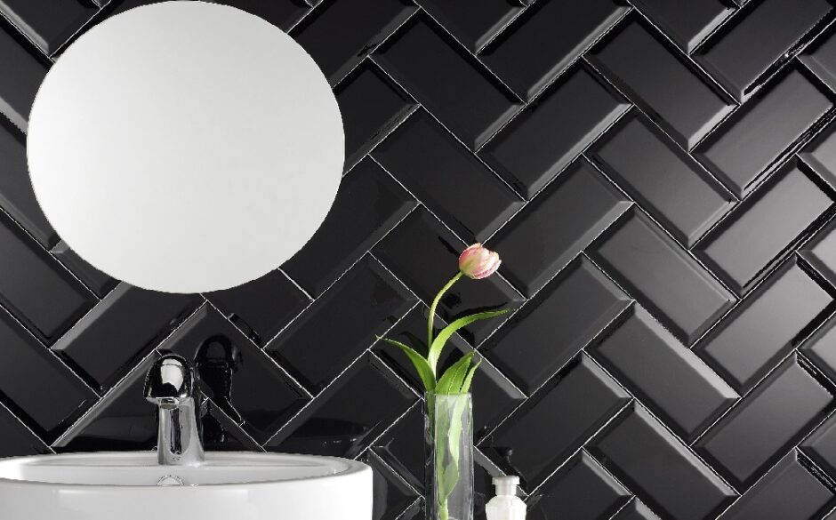 Fabulous Mini Bevelled Tiles - Black Metro Tiles_Roomshot - 1200x628