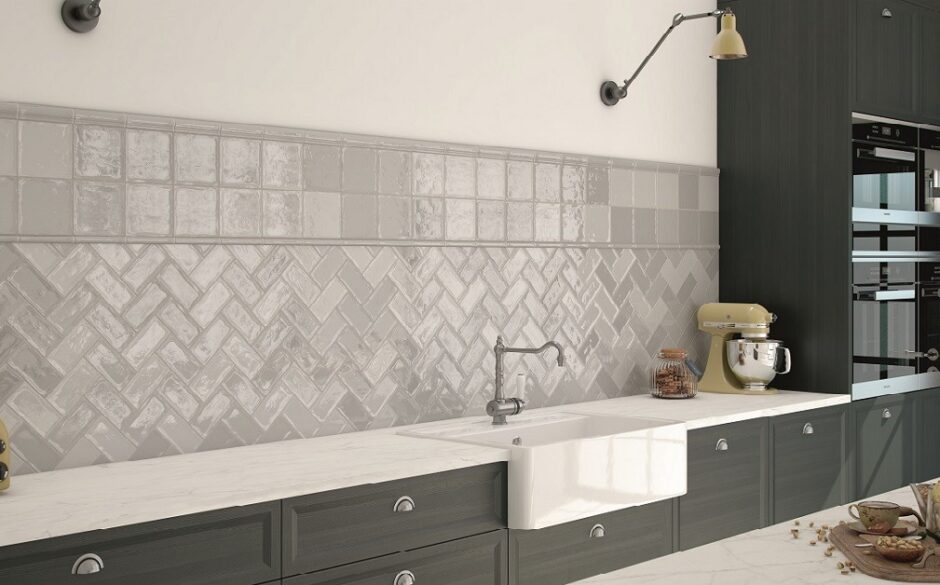 Glamour Grey Metro Tiles from Direct Tile Warehouse