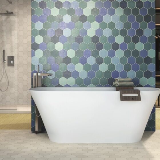 Hexagon Wall Tiles Kitchen, Bathroom Ideas Hexagon Tile