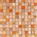 gold mosaic tiles