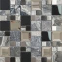 Kaos Mosaic Wall Tiles In Grey