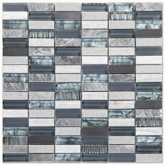 grey mosaic wall tiles