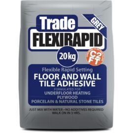 Trade Flexi Rapid Set floor and wall Tile Adhesive - White 20 kilo