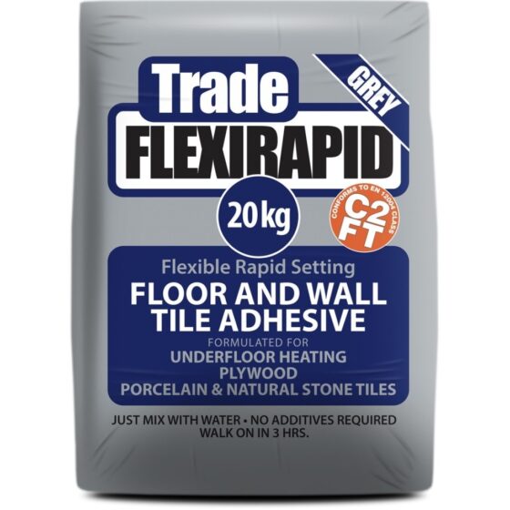 Trade Flexi Rapid Set Tile Adhesive - White 20 kilo