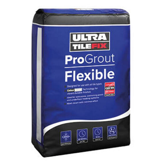 UltraTileFix ProGrout Flexible - White Grout