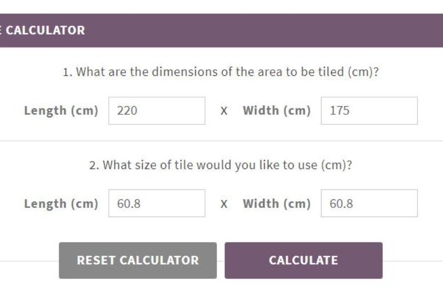 Tile Calculator image