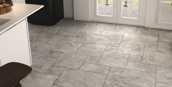 Borgogna Stone Effect Modular Floor Tiles