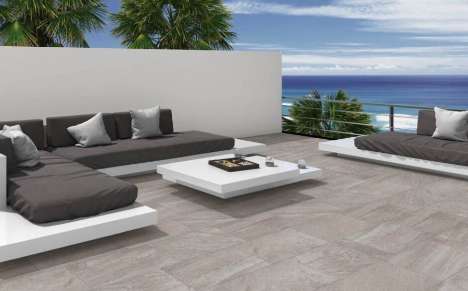 Nistos Grey Floor Tiles - R12 Anti Slip Tiles