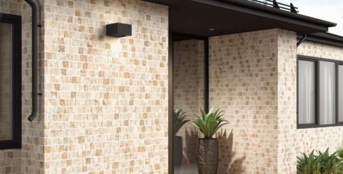 Exterior Wall Tiles Outdoor At Low S - Outdoor Wall Tiles With Stone Effect