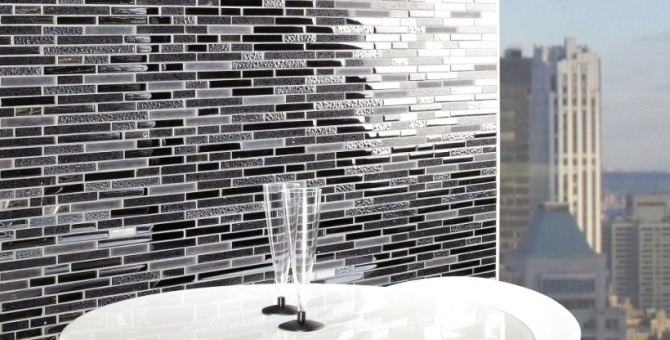 Quartz Mosaic Tiles, Perfect for bathroom and kitchen design
