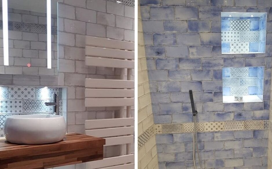 Blue Bathroom Tiles
