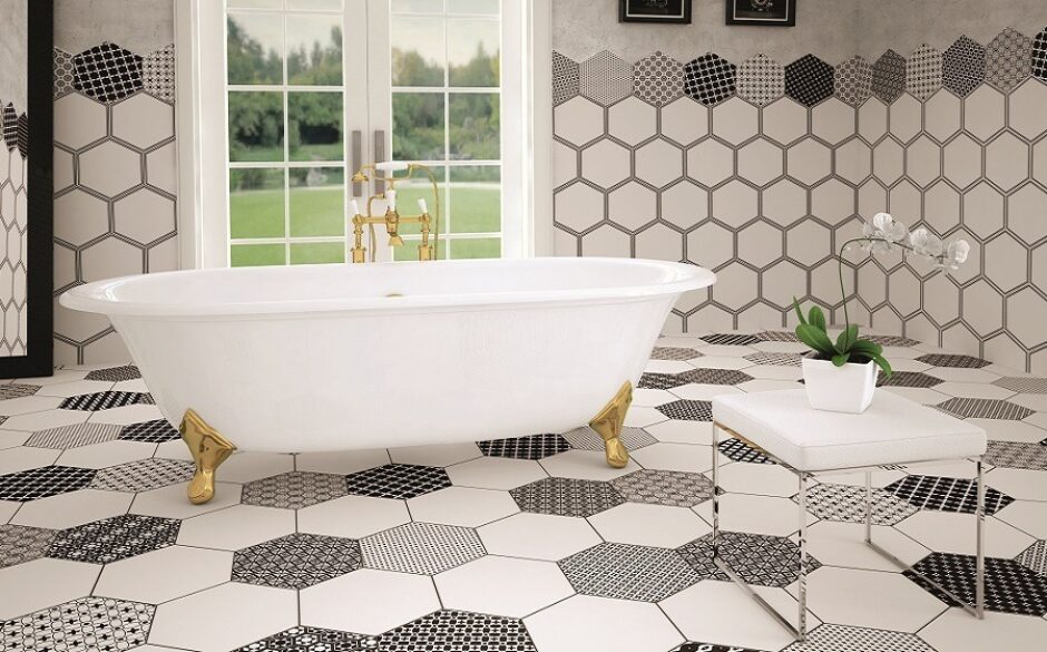 Hexagon Tile Ideas - Grazia White