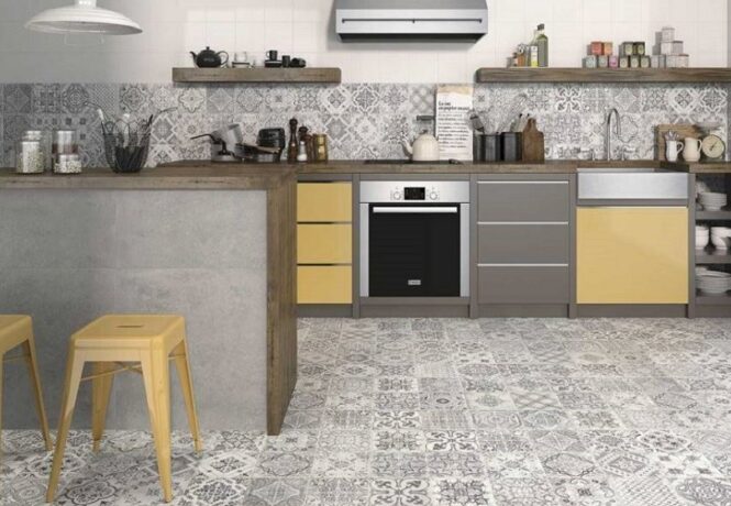 Kitchen Floor Tile Inspiration - Manises