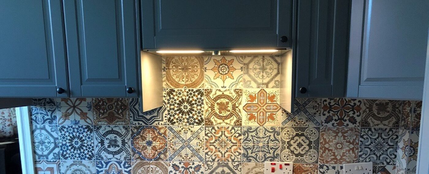 Patchwork Kitchen Tiles - Customer Project