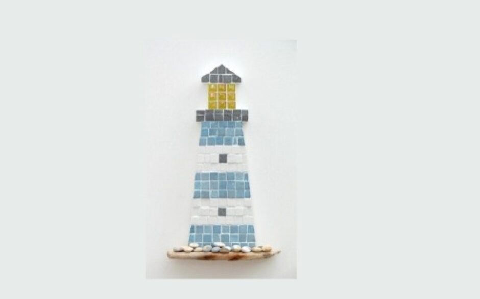 20 ideas for recycling tiles - lighthouse art