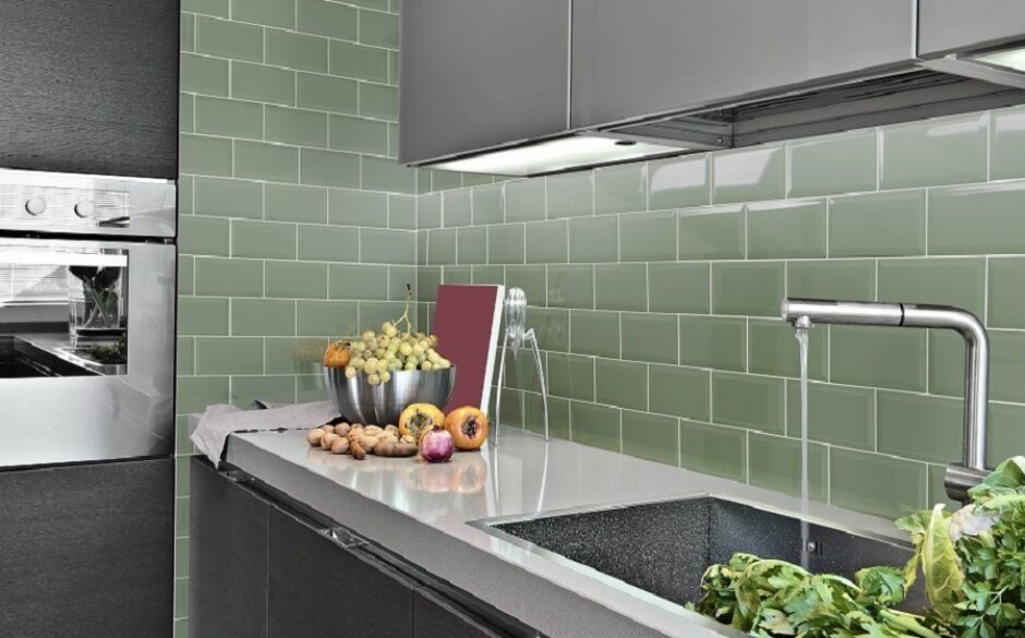Green Bathroom Tiles - Fabulous Green Metro