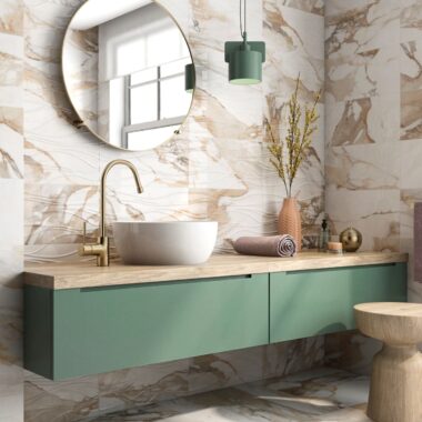 Marble Effect Tiles for Bathroom