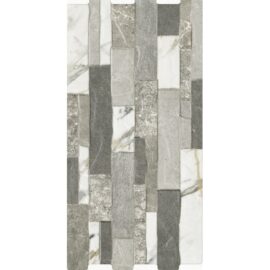 Tatacoa Grey Textured Stone Effect Wall Tiles