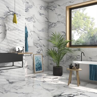 marble look floor tiles