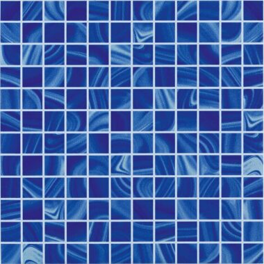 Bermuda Navy Gloss Mosaic Tiles