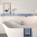 gloss white bathroom tiles