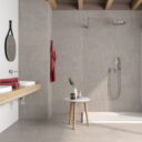 Tabor Pale Grey Tiles - Room Setting
