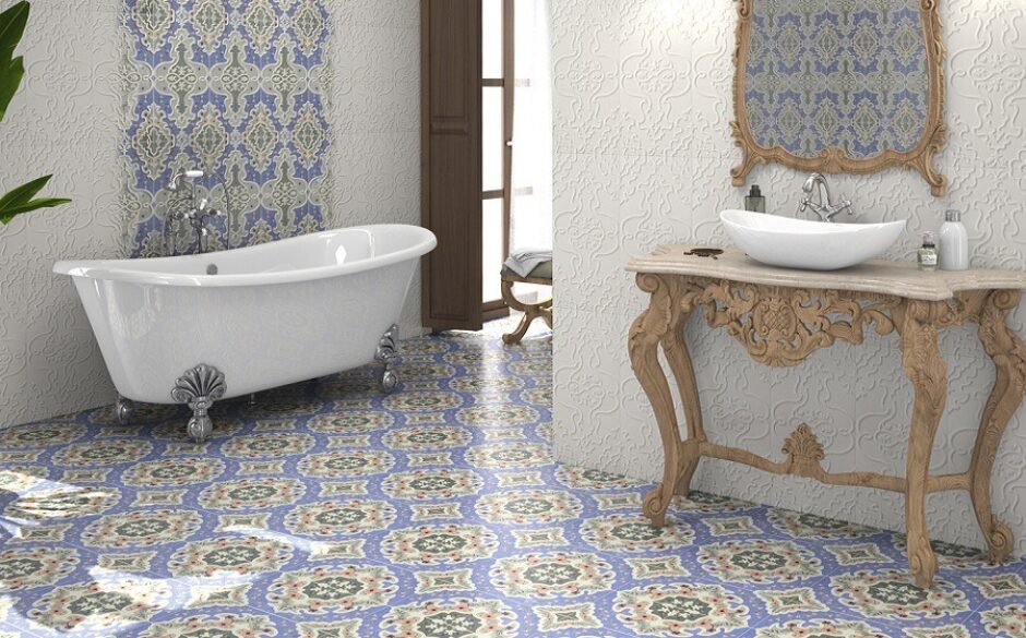 Amman Blue Moroccan Style TilesAmman Blue Moroccan Style Tiles