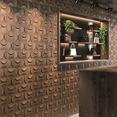Eclipse Copper Effect Tiles - Room Setting