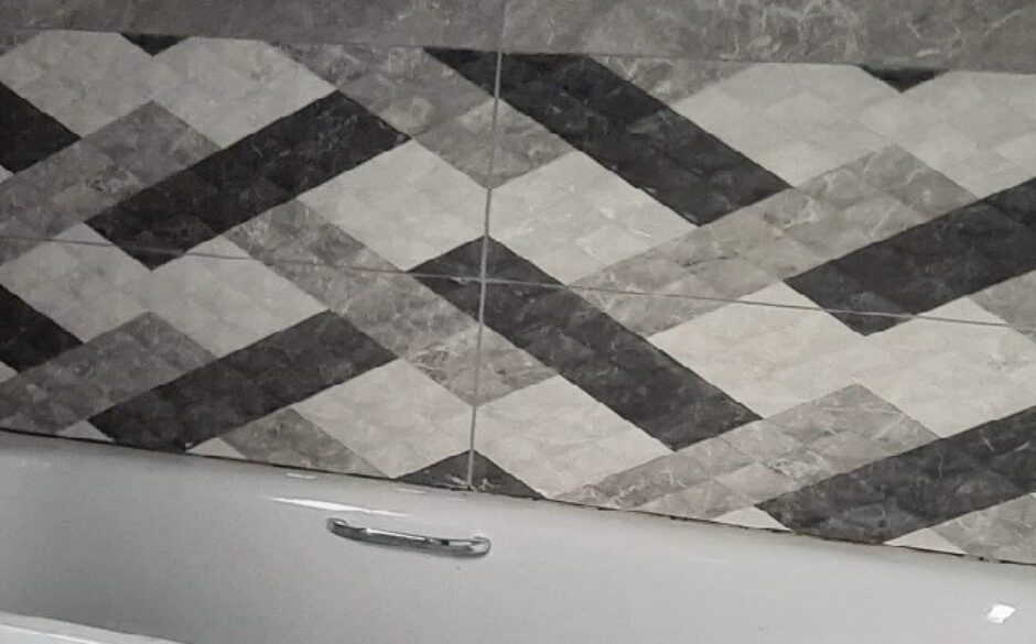 Geometric Design Bathroom