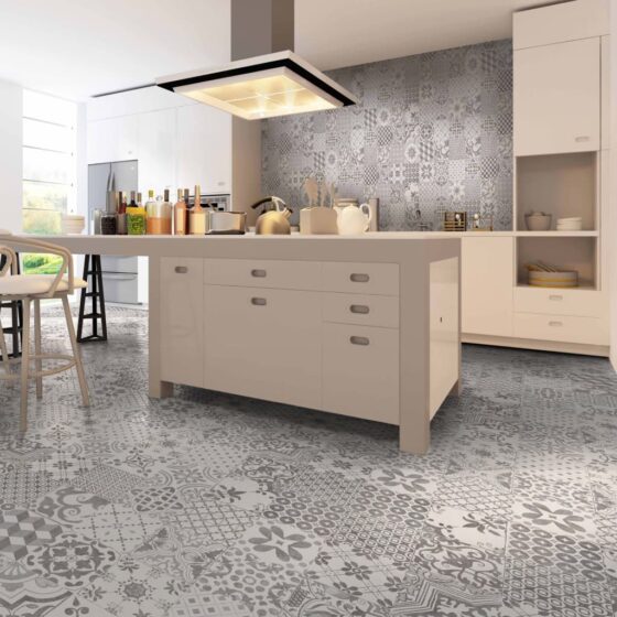 Avon Original Style Tiles - Grey Mosaic Effect Tiles