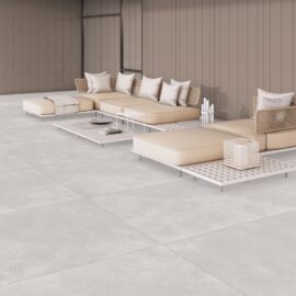 Classic Grey Extra Large Floor Tiles - Porcelain, Rectified Lappato