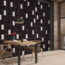 Bevelled Mini Metro Ivory Gloss Tiles - Room Setting