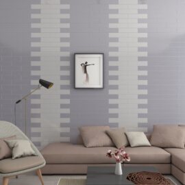 Linear Grey Tiles - Matt - Room Setting