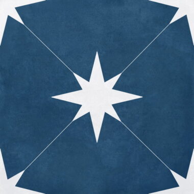 Ponent Blue Star Tiles
