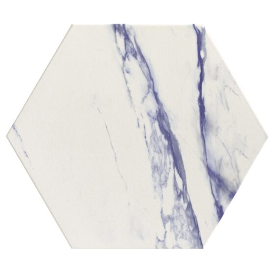 Thassos Marble Blue Hex Tiles