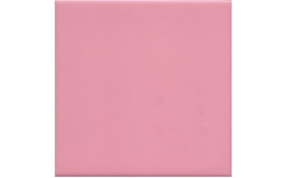 Close up of a square pink tile