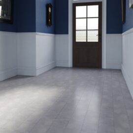 Rustic Porcelain Terracotta Floor Tiles – Grey, Matt