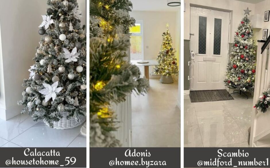 Three Customer Christmas Projects - all featuring lovely Christmas trees