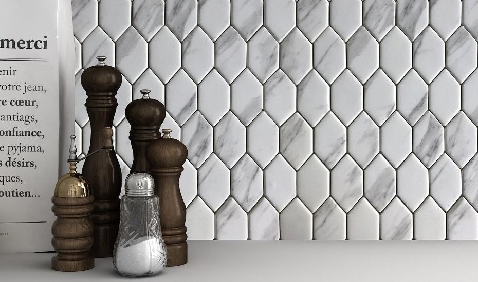 Tile Trends for 2019 - Urban Hexagon Mosaic