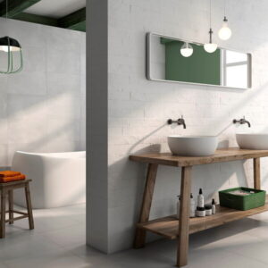 white textured ceramic tiles