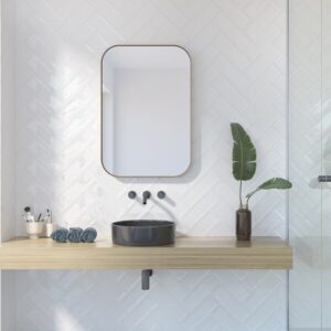 Avila Flat White Metro Tiles