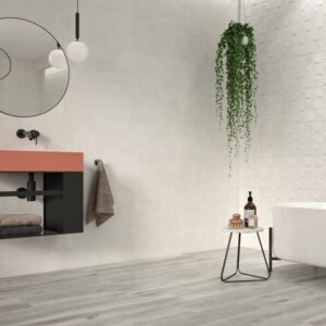 Baku White Ceramic Wall Tiles