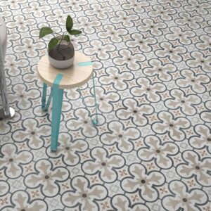 Boulevard beige patterned tiles