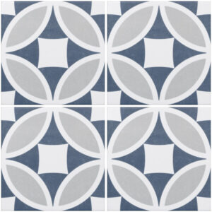Olympia Blue Victorian Tiles